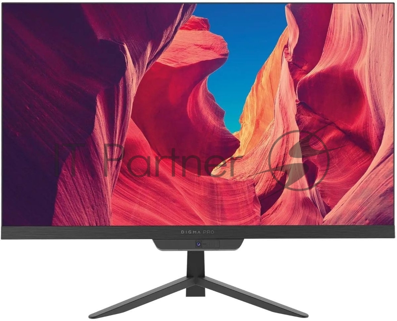 Моноблок Digma Pro Base 23.8 Full HD i3 12100 (3.3) 8Gb SSD512Gb UHDG 730 CR Windows 11 Pro GbitEth WiFi BT 90W клавиатура мышь Cam черный 1920x1080