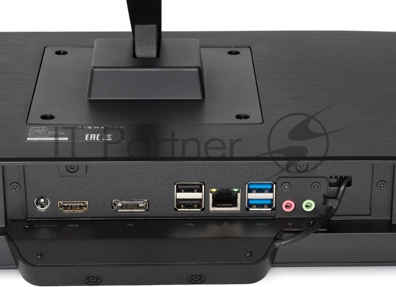 Моноблок Digma Pro Base 23.8 Full HD i3 12100 (3.3) 8Gb SSD512Gb UHDG 730 CR Windows 11 Pro GbitEth WiFi BT 90W клавиатура мышь Cam черный 1920x1080