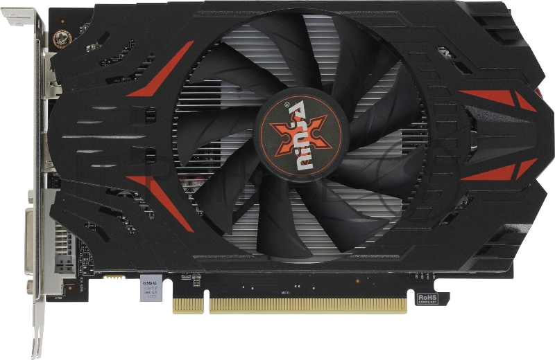 Видеокарта Ninja (Sinotex) RX560 4GB GDDR5 128bit DVI DP HDMI 1FAN RTL