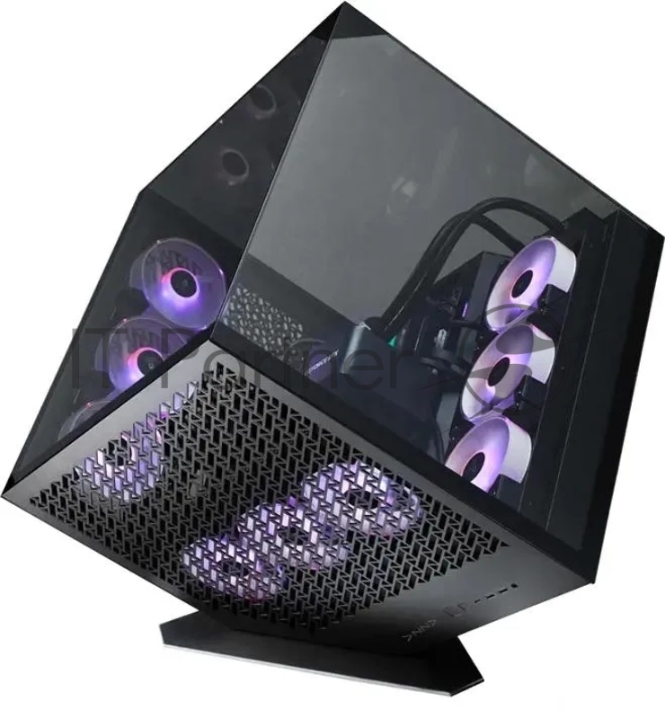 Корпус Azza CUBE PLUS черный без БП ATX 6x120mm 2xUSB3.0 1xUSB3.1 audio bott PSU
