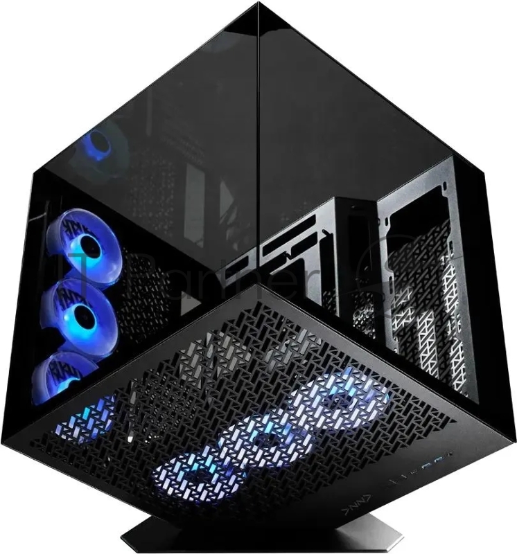 Корпус Azza CUBE PLUS черный без БП ATX 6x120mm 2xUSB3.0 1xUSB3.1 audio bott PSU