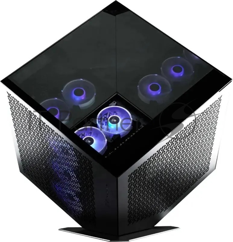 Корпус Azza CUBE PLUS черный без БП ATX 6x120mm 2xUSB3.0 1xUSB3.1 audio bott PSU