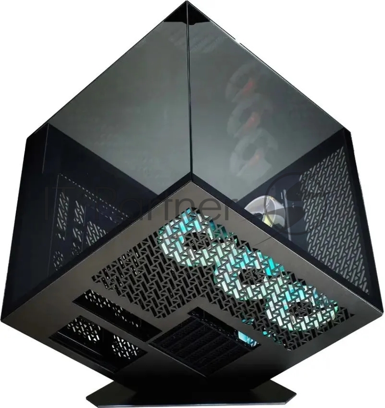 Корпус Azza CUBE PLUS черный без БП ATX 6x120mm 2xUSB3.0 1xUSB3.1 audio bott PSU