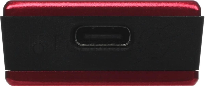 Твердотельный накопитель/ Kingston External SSD XS1000R BOC, 1000GB, Type-C/A, USB 3.2 Gen 2, R/W 1050/1000MB/s, 70x33x14mm, 69g., Red (60 мес)