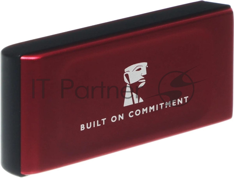 Твердотельный накопитель/ Kingston External SSD XS1000R BOC, 1000GB, Type-C/A, USB 3.2 Gen 2, R/W 1050/1000MB/s, 70x33x14mm, 69g., Red (60 мес)