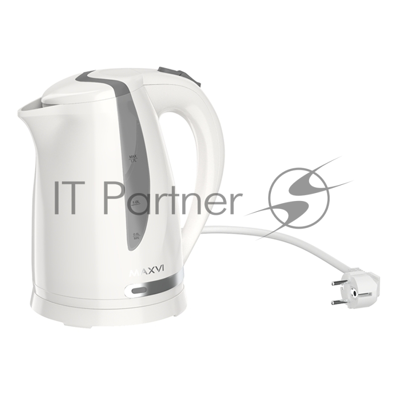 Чайник электрический MAXVI KE1701P white-grey