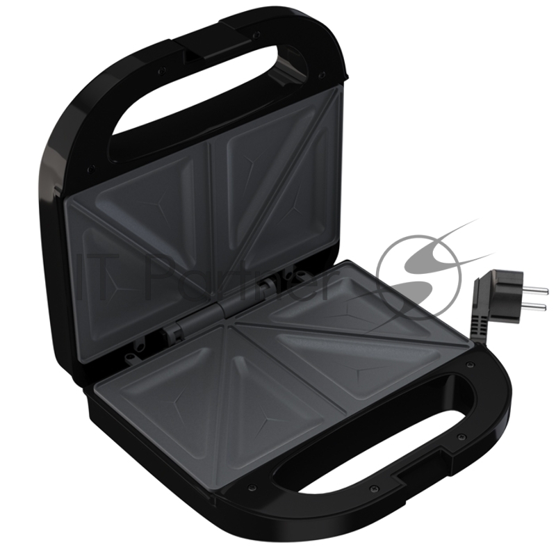 Сэндвичница MAXVI SM751S silver-black