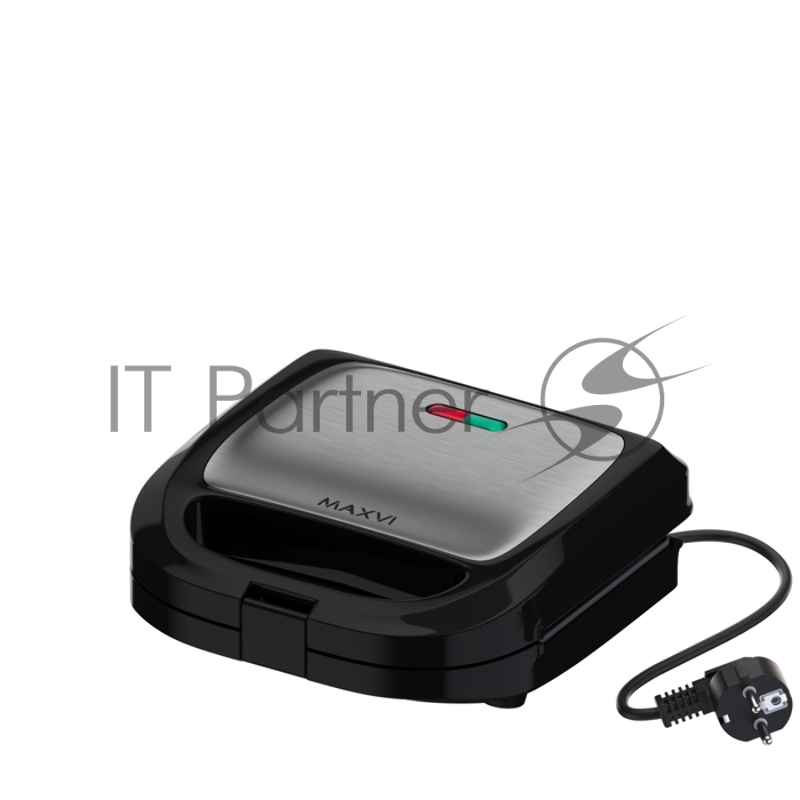 Сэндвичница MAXVI SM751S silver-black