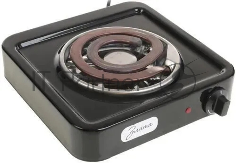 Электрическая плитка Злата 114Т черная