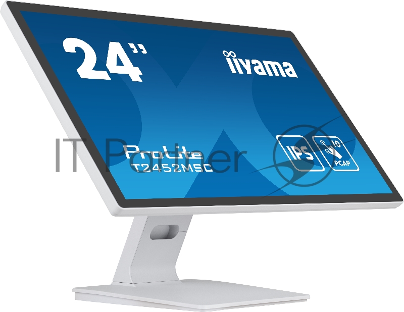 Монитор Iiyama 23.8 ProLite T2452MSC-W1 белый IPS LED 14ms 16:9 HDMI M/M матовая 1000:1 400cd 178гр/178гр 1920x1080 60Hz DP FHD USB Touch 5.6кг