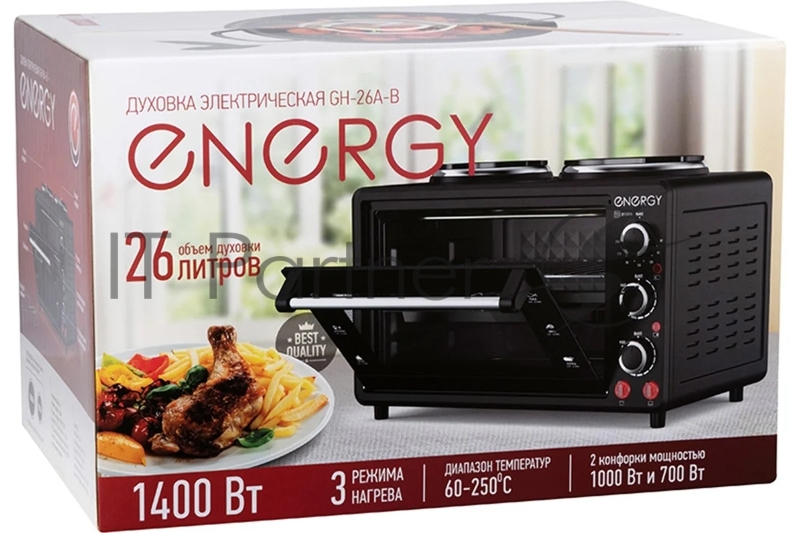 Мини-печь ENERGY GН-26A-B (105503)