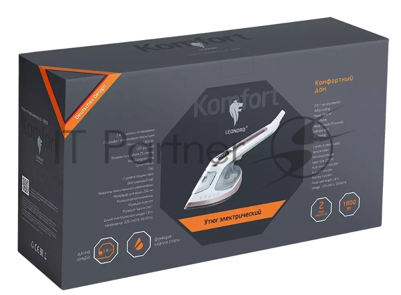 Утюг-отпариватель LEONORD LE-1809 (108268)