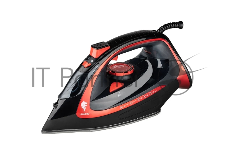 Утюг LEONORD LE-1805 красно-черный