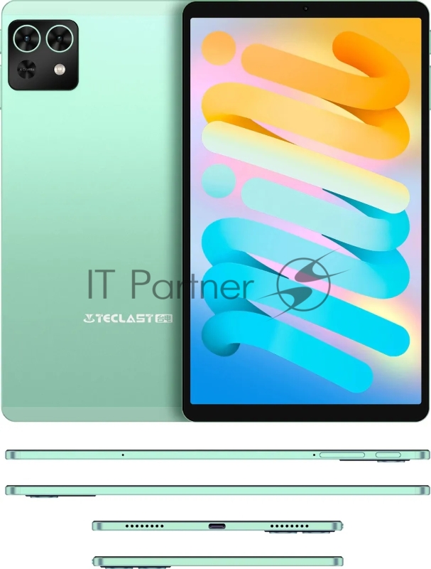 Планшет Teclast T50 Mini G99 T606 (1.6) 8C RAM8Gb ROM128Gb 8.68 IPS 1340x800 4G Android 15 зеленый 13Mpix 5Mpix BT WiFi microSD 1Tb 5100mAh 14hr
