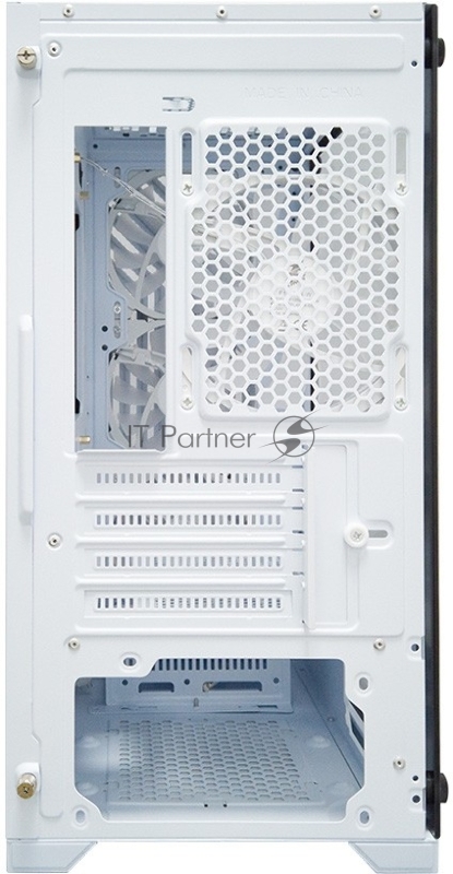 Компьютерный корпус 1STPLAYER TRILOBITE T5 White / mATX, TG / 4x120mm LED fans inc. / T5-WH-4F1-W