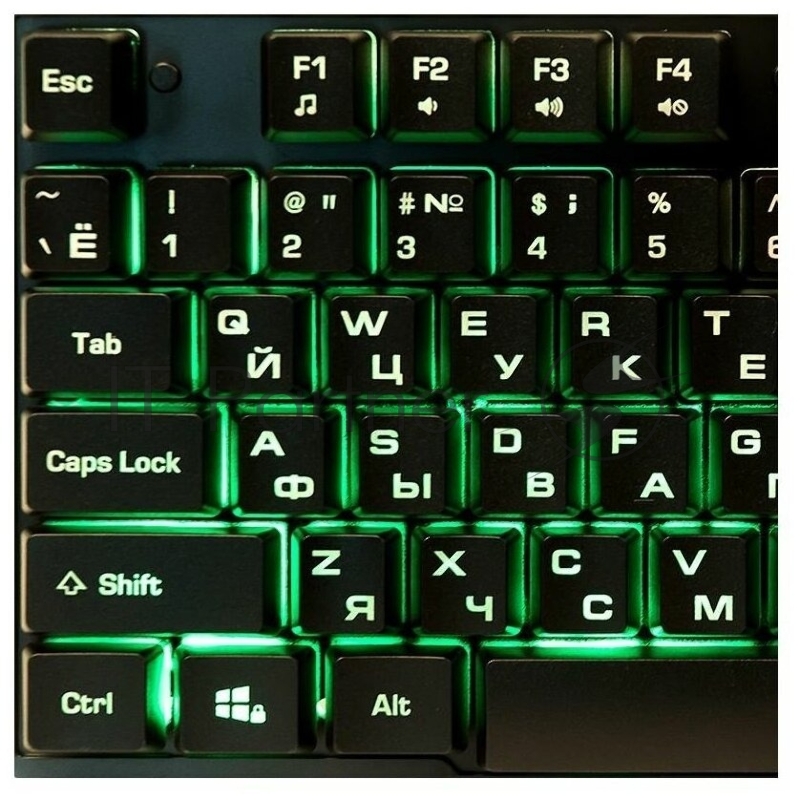 Игровой набор (клавиатура+мышь) NAKATOMI KMG-2305U черный