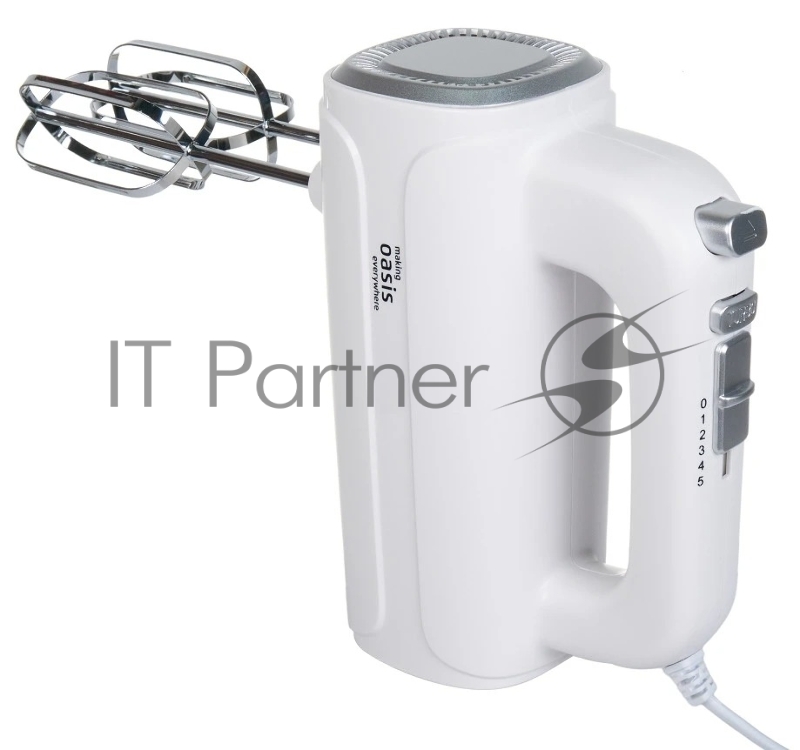 Миксер OASIS MH-50W белый 5 скор.