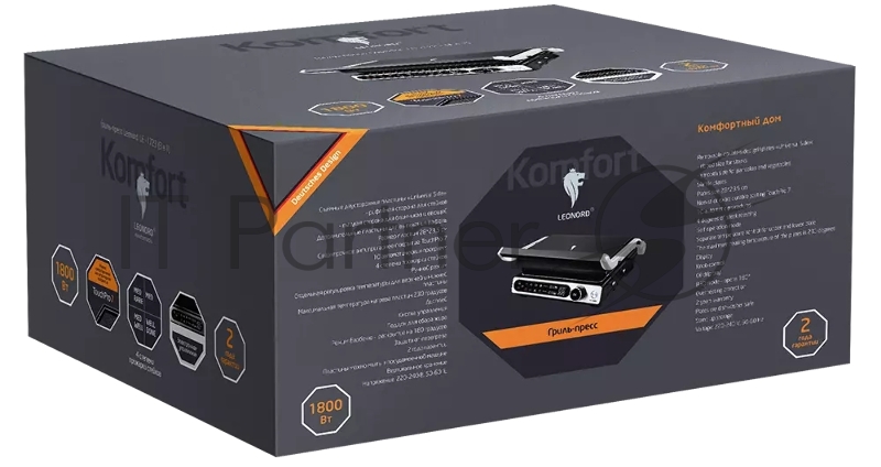 Гриль LEONORD LE-1723 (3 в 1)