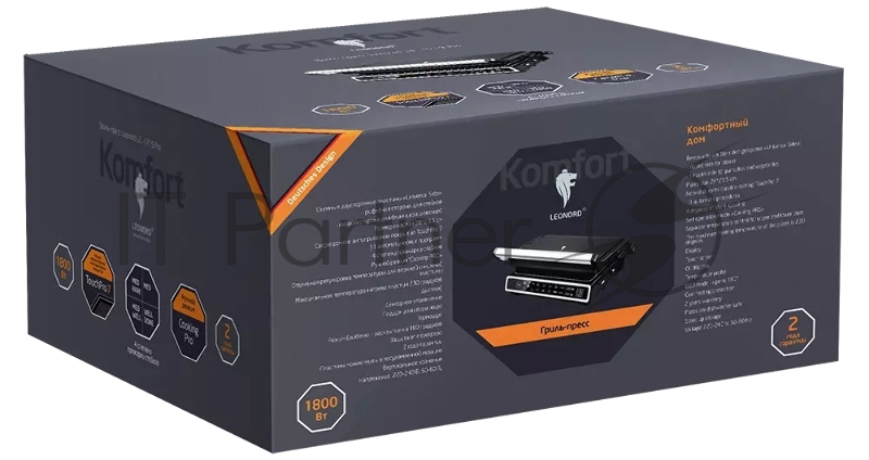 Гриль электрический LEONORD LE-1719 Pro