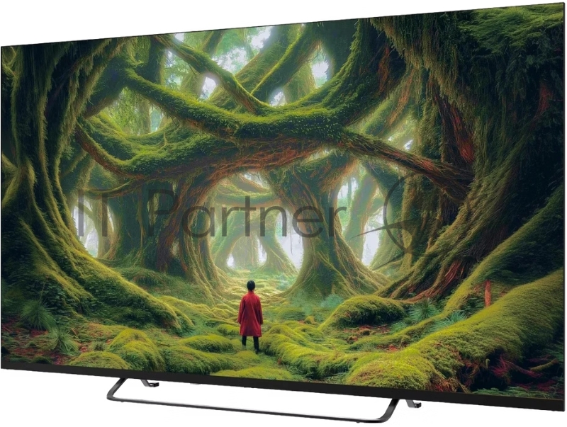 Телевизор LED Sber 50 SDX-50U4127 Салют ТВ черный 4K Ultra HD 60Hz DVB-T DVB-T2 DVB-C DVB-S DVB-S2 USB WiFi Smart TV