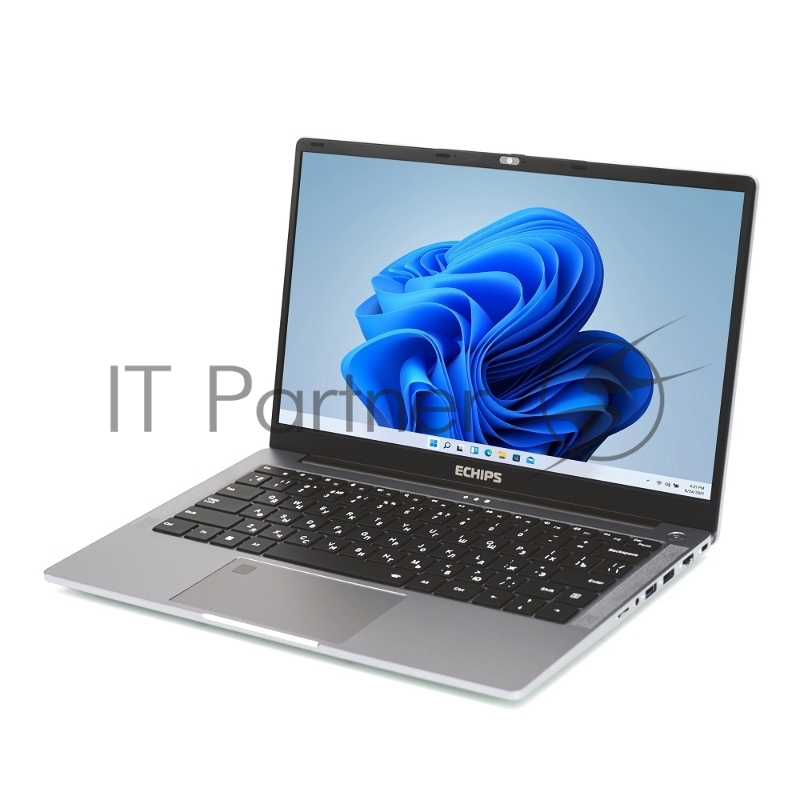 Ноутбук Echips Fusion 14(1920x1080 IPS (матовый))/Intel Core i3 1215U(1.2Ghz)/16384Mb/512SSDGb UHD Graphics/Cam/BT/WiFi/57WHr/war 1y/1.5kg/Silver/Win11Home
