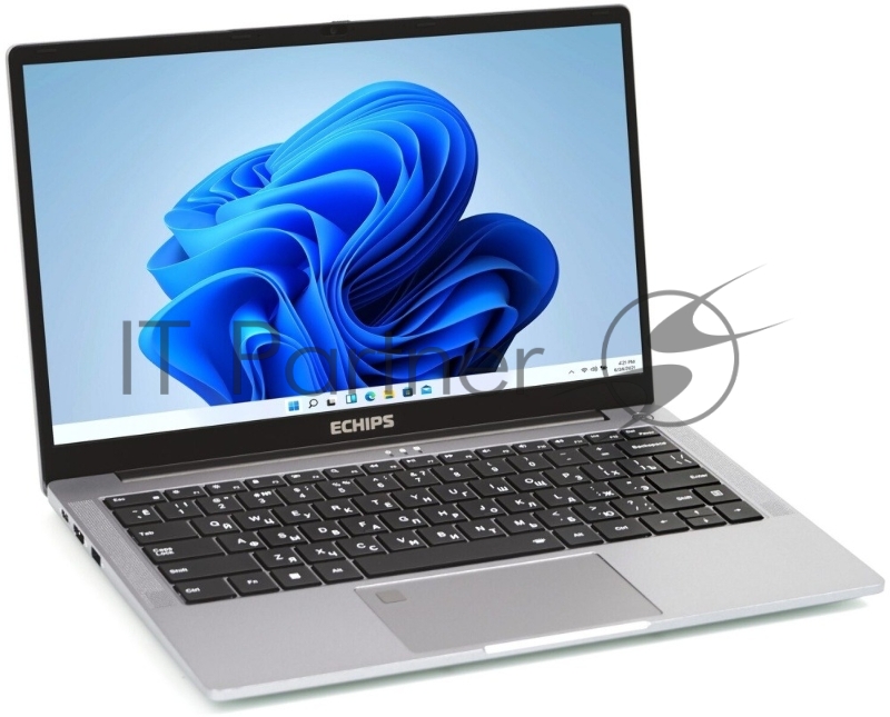 Ноутбук Echips Fusion 14(1920x1080 IPS (матовый))/Intel Core i3 1215U(1.2Ghz)/16384Mb/512SSDGb UHD Graphics/Cam/BT/WiFi/57WHr/war 1y/1.5kg/Silver/Win11Home