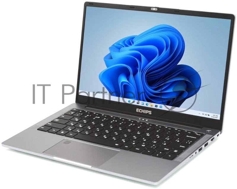 Ноутбук Echips Fusion 14(1920x1080 IPS (матовый))/Intel Core i3 1215U(1.2Ghz)/16384Mb/512SSDGb UHD Graphics/Cam/BT/WiFi/57WHr/war 1y/1.5kg/Silver/Win11Home