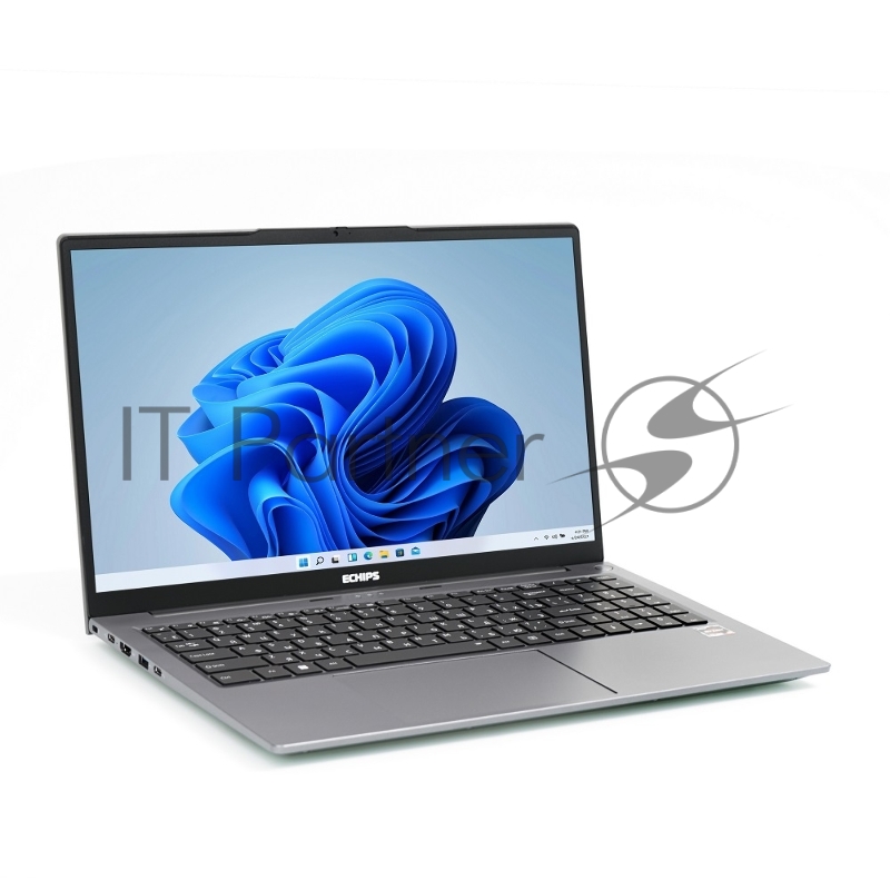 Ноутбук Echips Atlant 15.6(1920x1080 IPS (матовый))/AMD Ryzen 5 7430U(2.3Ghz)/16384Mb/512SSDGb Radeon Vega 7/Cam/BT/WiFi/54.7WHr/war 1y/1.8kg/Silver/Win11Home