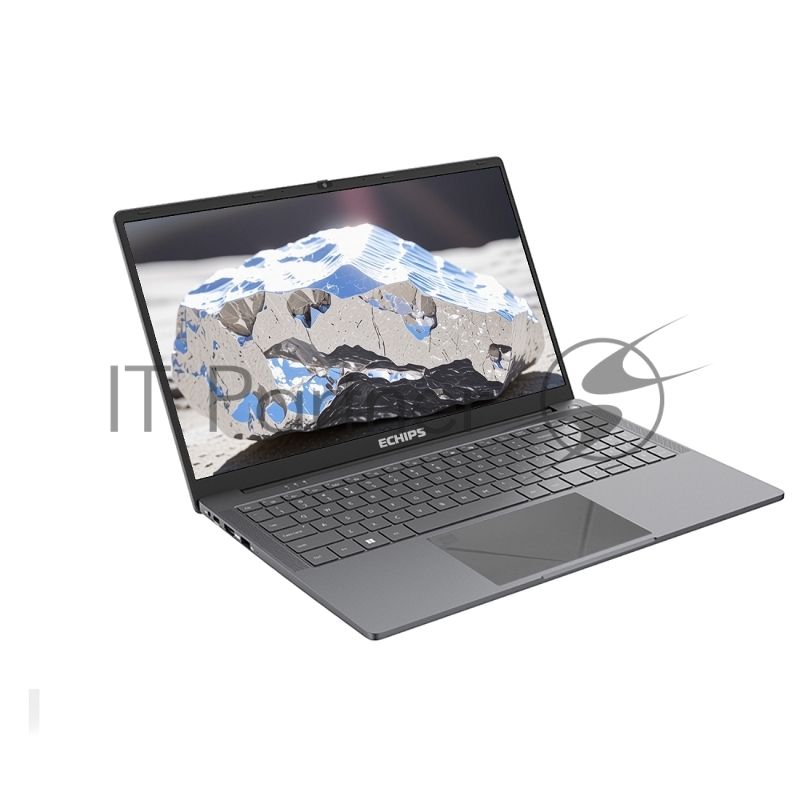 Ноутбук Echips Argentum 15.6(1920x1080 IPS (матовый))/Intel N-series N95(1.7Ghz)/16384Mb/512SSDGb/n UHD Graphics/Cam/BT/WiFi/38.5WHr/w 1y/1.62kg/Silver/Win11Home