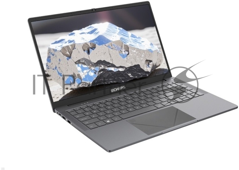 Ноутбук Echips Argentum 15.6(1920x1080 IPS (матовый))/Intel N-series N95(1.7Ghz)/16384Mb/512SSDGb/n UHD Graphics/Cam/BT/WiFi/38.5WHr/w 1y/1.62kg/Silver/Win11Home