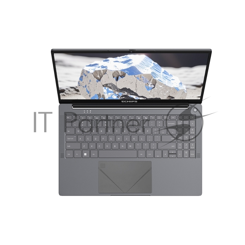 Ноутбук Echips Argentum 15.6(1920x1080 IPS (матовый))/Intel N-series N95(1.7Ghz)/16384Mb/512SSDGb/n UHD Graphics/Cam/BT/WiFi/38.5WHr/w 1y/1.62kg/Silver/Win11Home