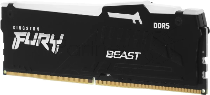 Память DDR5 16GB 6400MHz Kingston KF564C32BBEA-16 Fury Beast RGB RTL Gaming PC5-51200 CL32 DIMM 288-pin 1.4В single rank с радиатором Ret