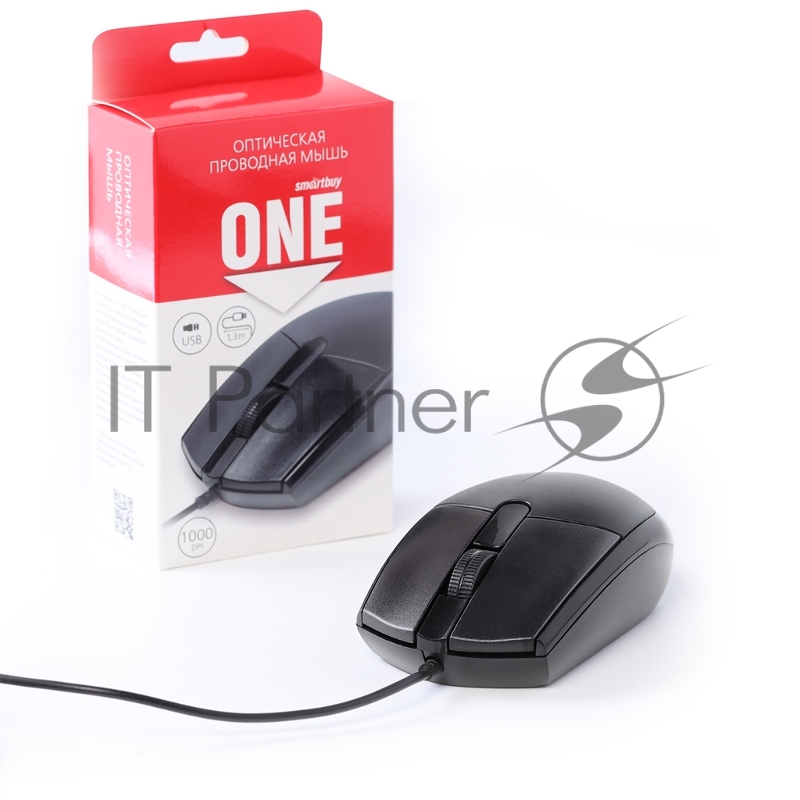 Мышь проводная SMARTBUY (SBM-212-K) ONE 212-K черный