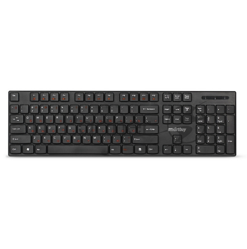 Клавиатура беспроводная мультимедийная SMARTBUY (SBK-238AG-K) ОNE 238 USB