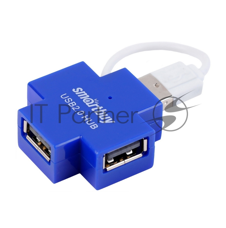 USB-хаб SMARTBUY (SBHA-6900-B) 4 порта синий