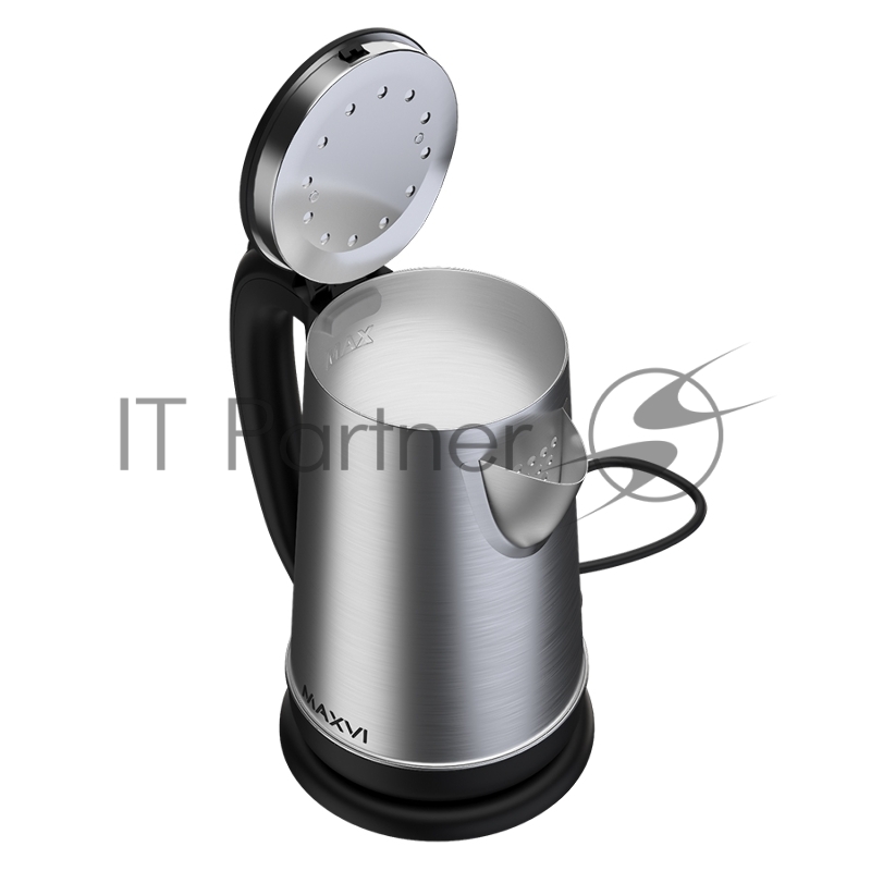 Чайник электрический MAXVI KE1822S silver-black