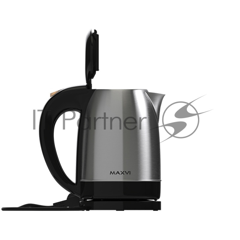 Чайник электрический MAXVI KE1721S silver-black