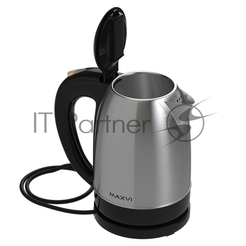 Чайник электрический MAXVI KE1721S silver-black