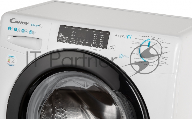 Стиральная машина Candy Smart Pro CSO34 106TB1/2-07 белый, загрузка фронтальная 6 кг, 1000 об/мин., класс: А