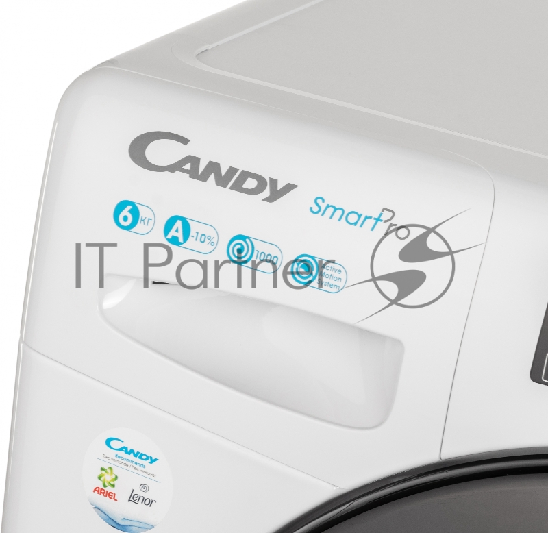 Стиральная машина Candy Smart Pro CSO34 106TB1/2-07 белый, загрузка фронтальная 6 кг, 1000 об/мин., класс: А