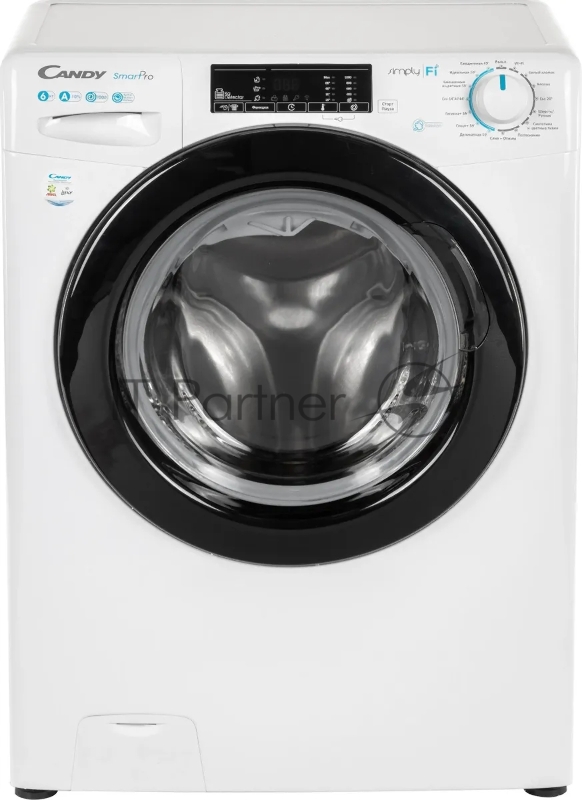 Стиральная машина Candy Smart Pro CSO34 106TB1/2-07 белый, загрузка фронтальная 6 кг, 1000 об/мин., класс: А