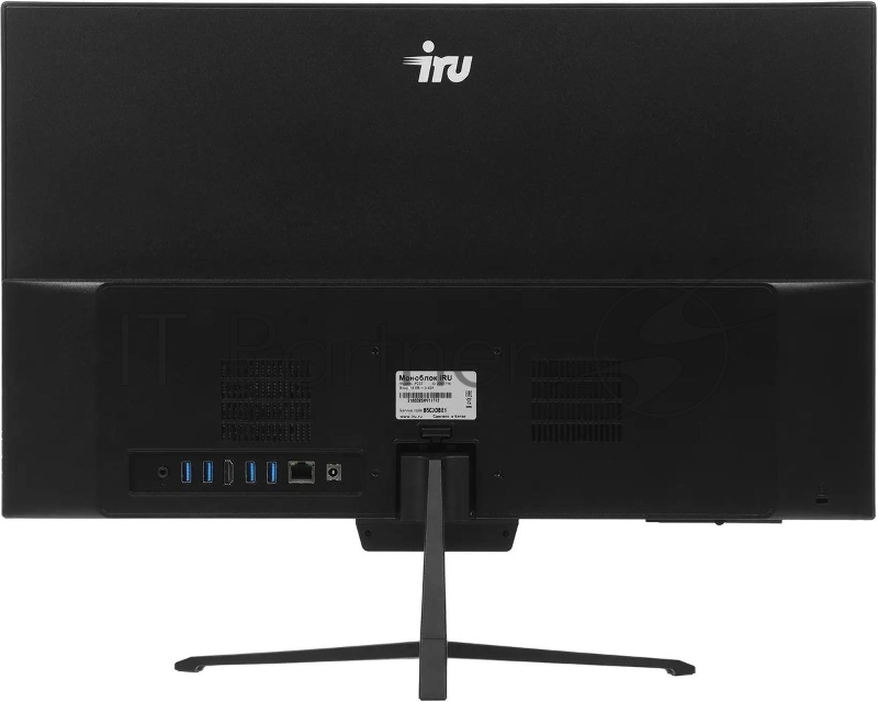 Моноблок IRU P233 23.8 Full HD i3 1220P (3.3) 8Gb SSD256Gb CR Windows 11 Pro 64 GbitEth WiFi BT 90W Cam черный 1920x1080