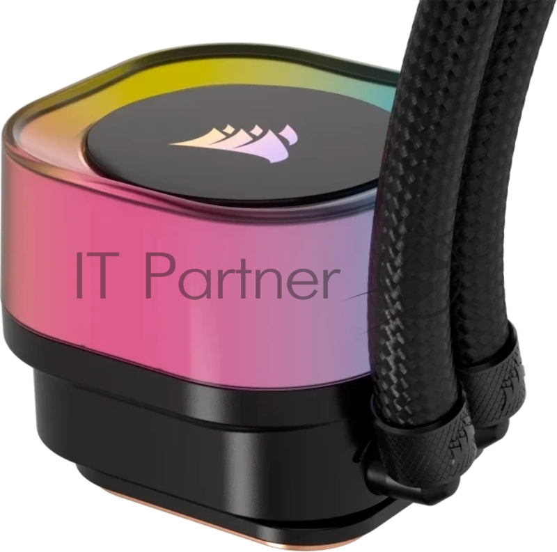 Система жидкостного охлаждения Corsair iCUE LINK H150i RGB (360mm, Black, RGB/ Fans: 3x120mm, 63.1CFM, 37dBA, 2400RPM/Rad thickness 27mm/ S: 1851, 1700, 1200, 115X, AM5, AM4)