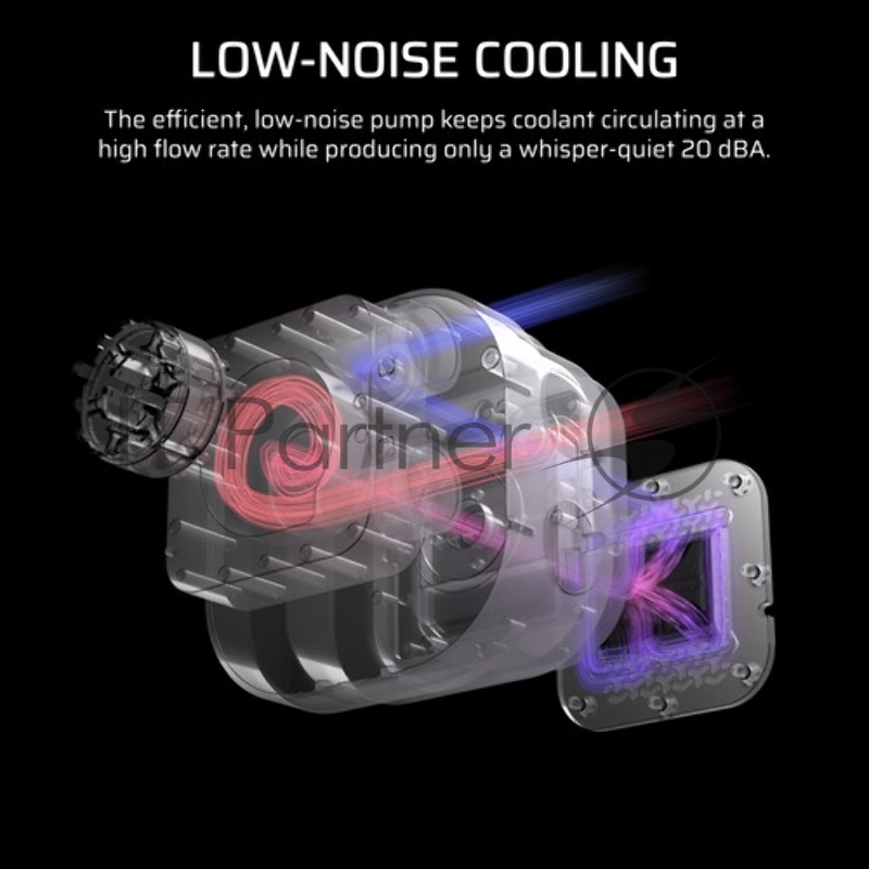 Система жидкостного охлаждения Corsair NAUTILUS 240 ARGB (240mm, Black, ARGB/ Fans: 2x120mm, 74.37CFM, 34dBA, 2100RPM/ S: 1851, 1700, AM5, AM4)