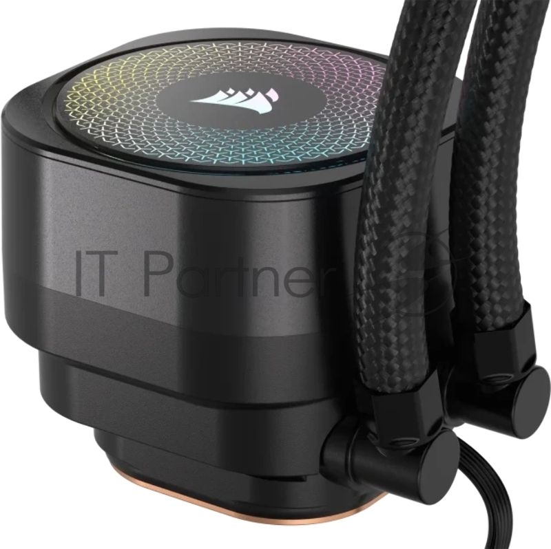 Система жидкостного охлаждения Corsair NAUTILUS 240 ARGB (240mm, Black, ARGB/ Fans: 2x120mm, 74.37CFM, 34dBA, 2100RPM/ S: 1851, 1700, AM5, AM4)
