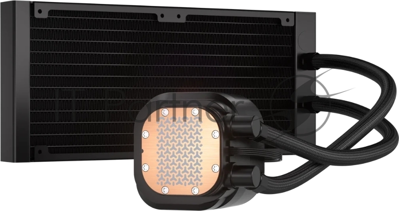 Система жидкостного охлаждения Corsair NAUTILUS 240 ARGB (240mm, Black, ARGB/ Fans: 2x120mm, 74.37CFM, 34dBA, 2100RPM/ S: 1851, 1700, AM5, AM4)