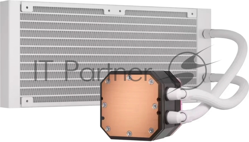 Система жидкостного охлаждения Corsair iCUE H100i ELITE CAPELLIX XT (240mm, White, RGB/ Fans: 2x120mm, 65.57CFM, 34.1dBA, 2400RPM/ S: 1851, 1700, 1200, 115x, 2011, 2066, AM5, AM4)