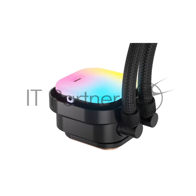 Система жидкостного охлаждения Corsair iCUE LINK TITAN 240 RX RGB (240mm, Black, RGB/ Fans: 2x120mm, 73.5CFM, 36dBA, 2100RPM/ S: 1851, 1700, AM5, AM4)