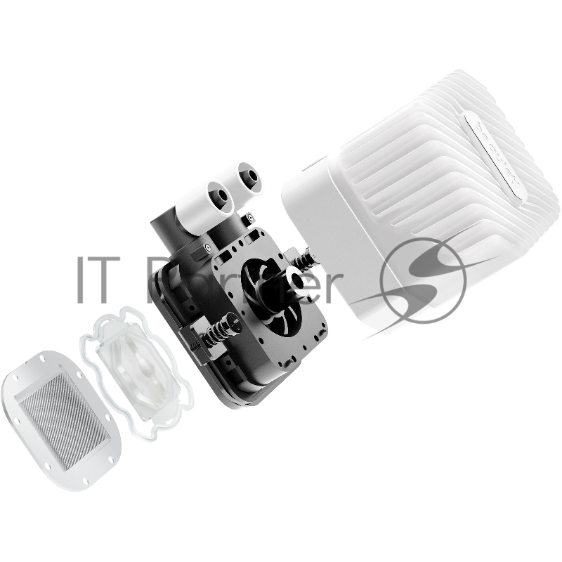 Водяное охлаждение для процессора be quiet! LIGHT LOOP 240mm white (250W, 240mm, White, ARGB/ Fans: 2x120mm, 61.8CFM, 34.9dBA, 2100RPM/ Pump 2900RPM, Rad thickness 27mm/ S: 1851, 1700, 1200, 115X, AM5, AM4)