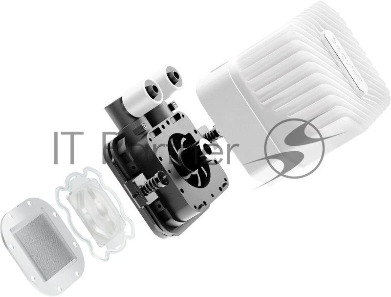 Водяное охлаждение для процессора be quiet! LIGHT LOOP 360mm white (250W, 360mm, White, ARGB/ Fans: 3x120mm, 61.8CFM, 36.8dBA, 2100RPM/ Pump 2900RPM, Rad thickness 27mm/ S: 1851, 1700, 1200, 115X, AM5, AM4)